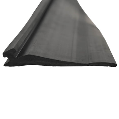Garage Door Seal Black 52 x 2 mm 5 m PVC
