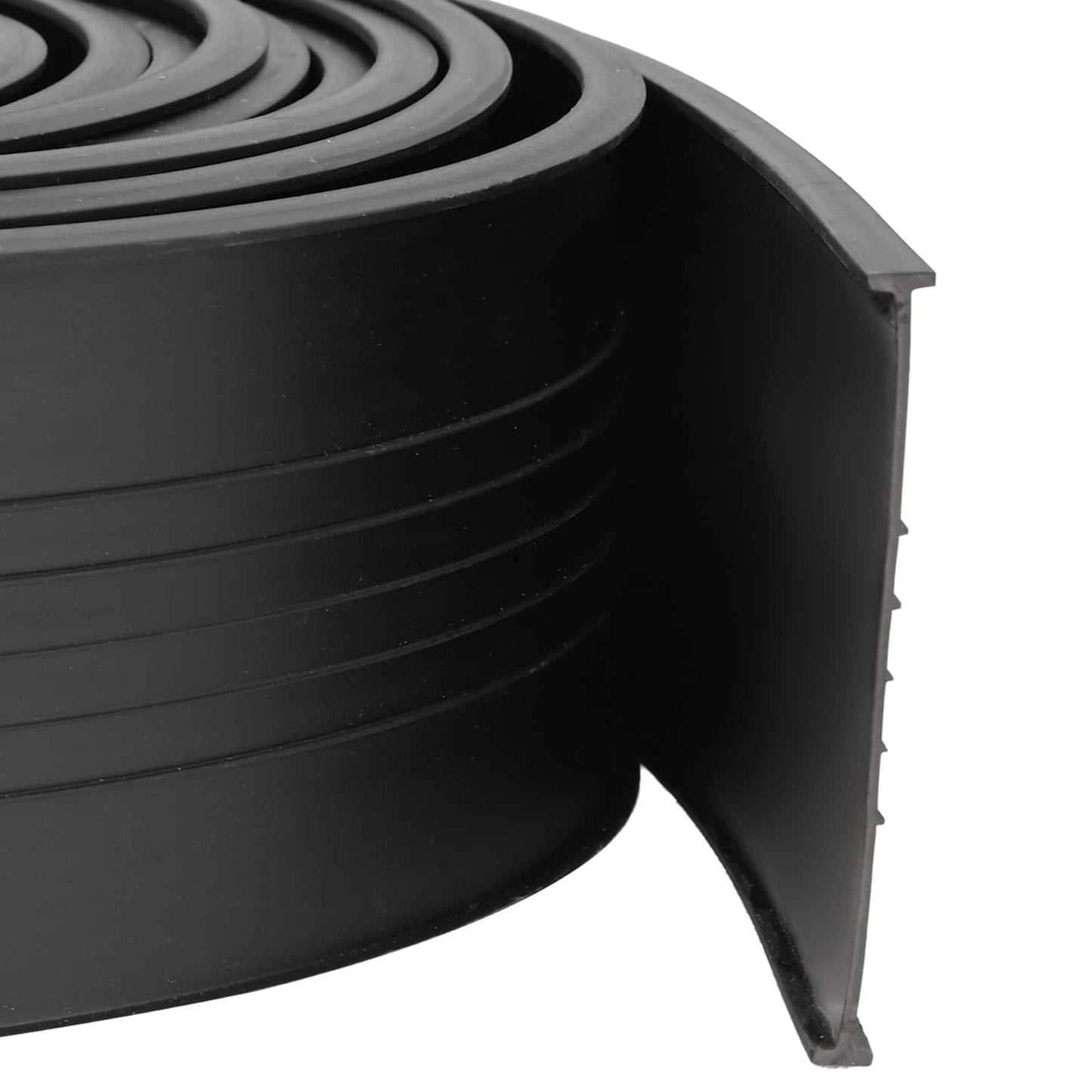 Garage Door Seal Black 70 x 6 mm 2.5 m PVC