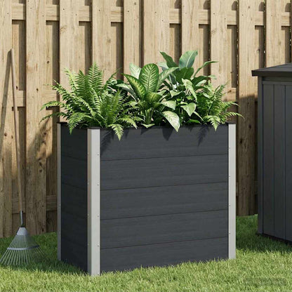 Garden Raised Bed Black 100 x 50 x 91 cm