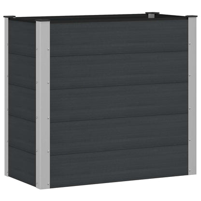Garden Raised Bed Black 100 x 50 x 91 cm