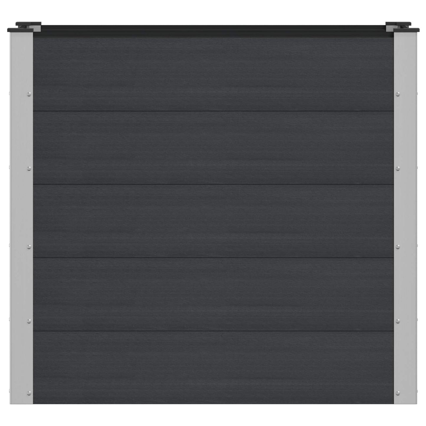 Garden Raised Bed Black 100 x 50 x 91 cm