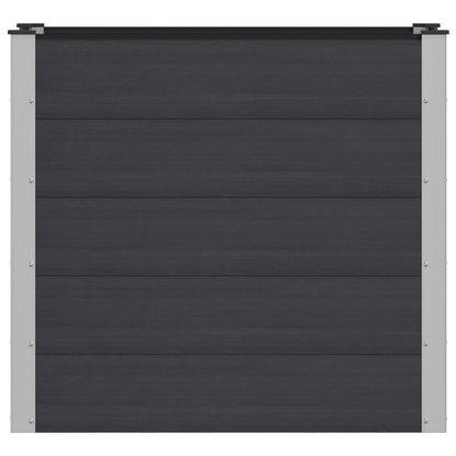 Garden Raised Bed Black 100 x 50 x 91 cm