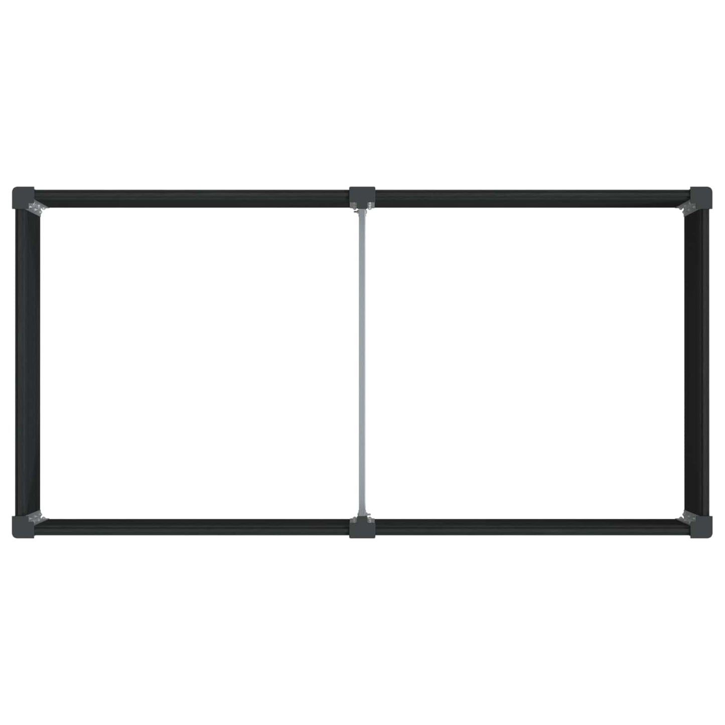 Garden Raised Bed Black 100 x 50 x 91 cm
