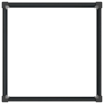 Garden Raised Bed Black 100 x 100 x 54 cm