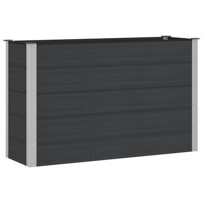 Garden Raised Bed Black 150 x 50 x 91 cm