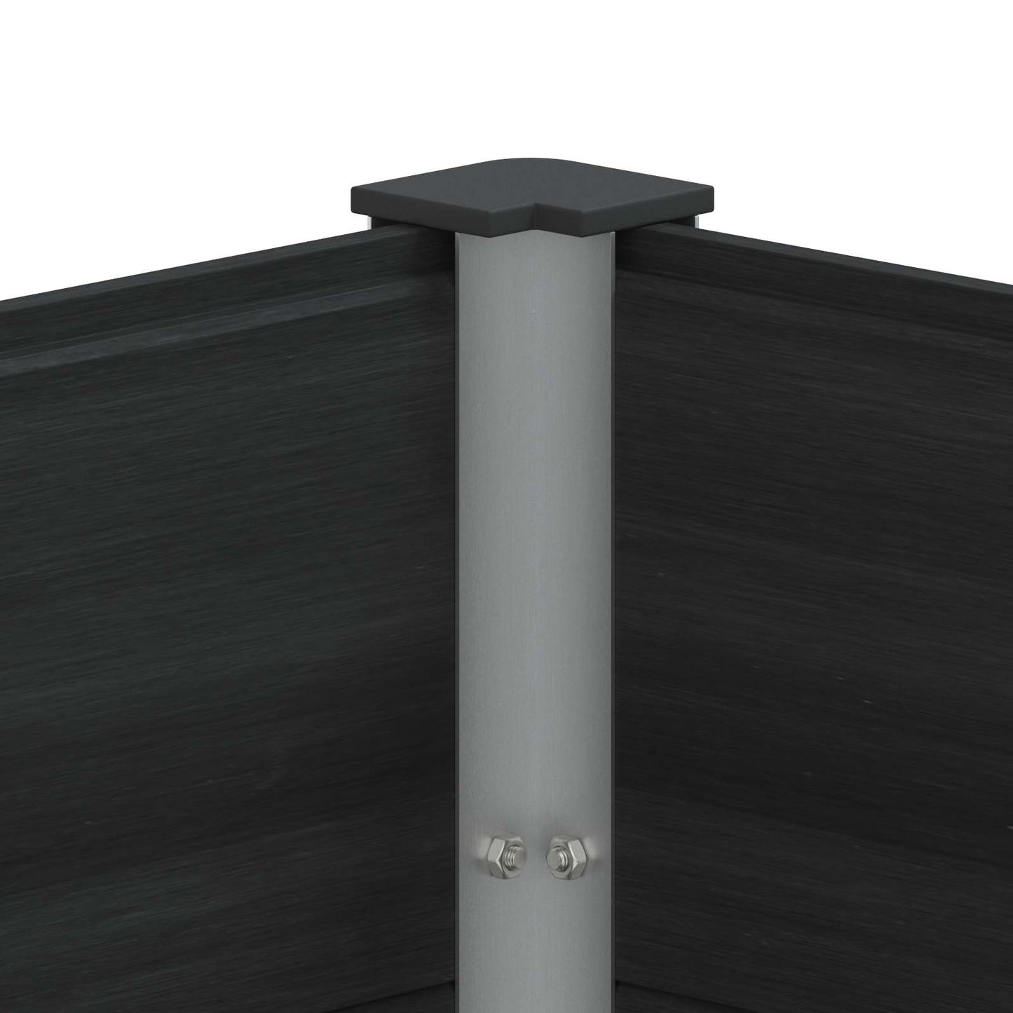 Garden Raised Bed Black 150 x 100 x 54 cm