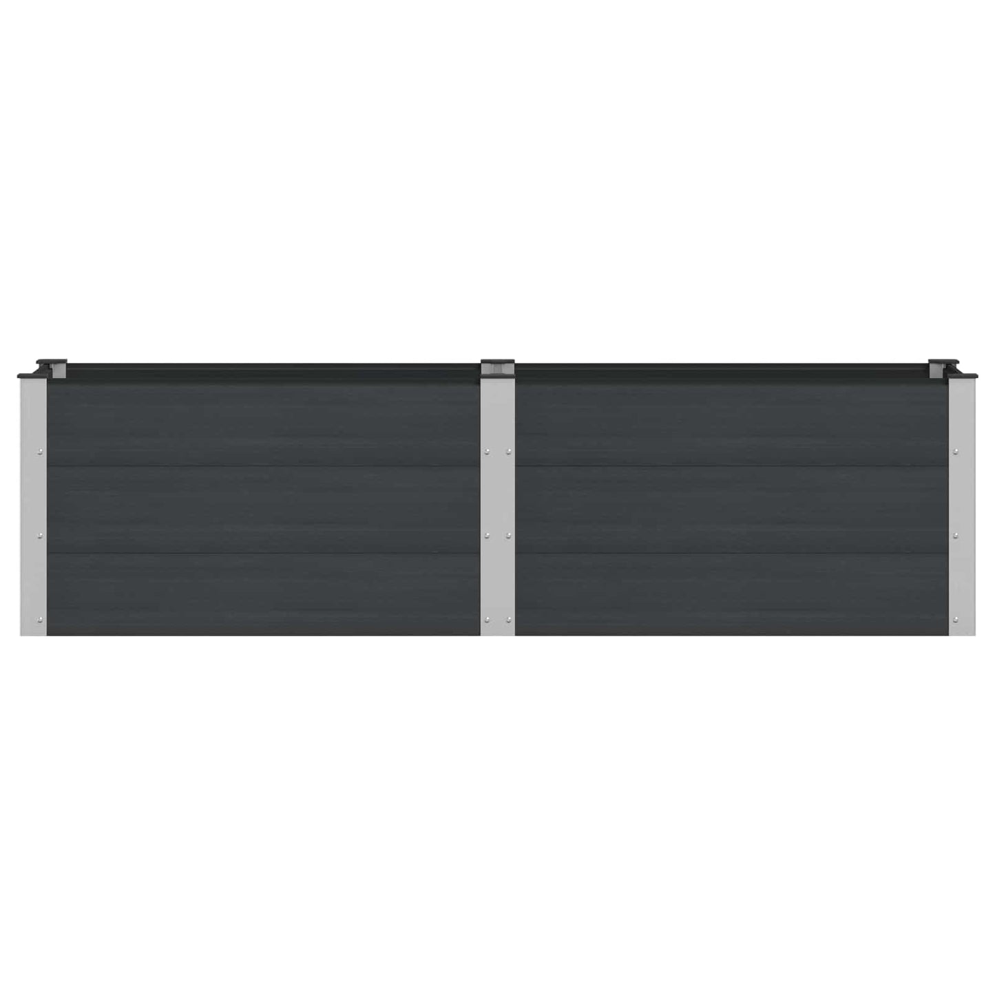 Garden Raised Bed Black 200 x 50 x 54 cm