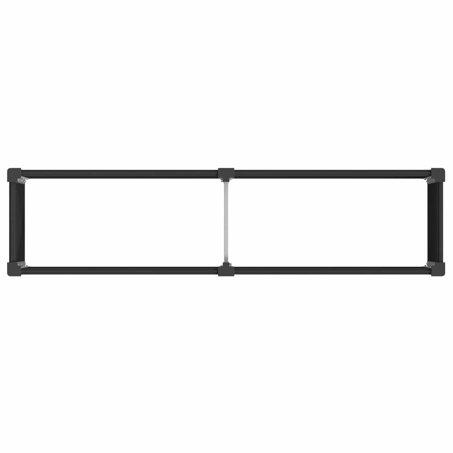 Garden Raised Bed Black 200 x 50 x 54 cm
