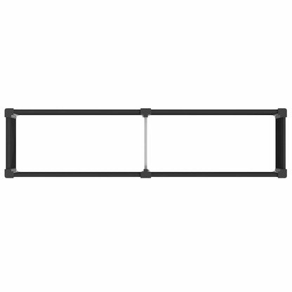 Garden Raised Bed Black 200 x 50 x 91 cm