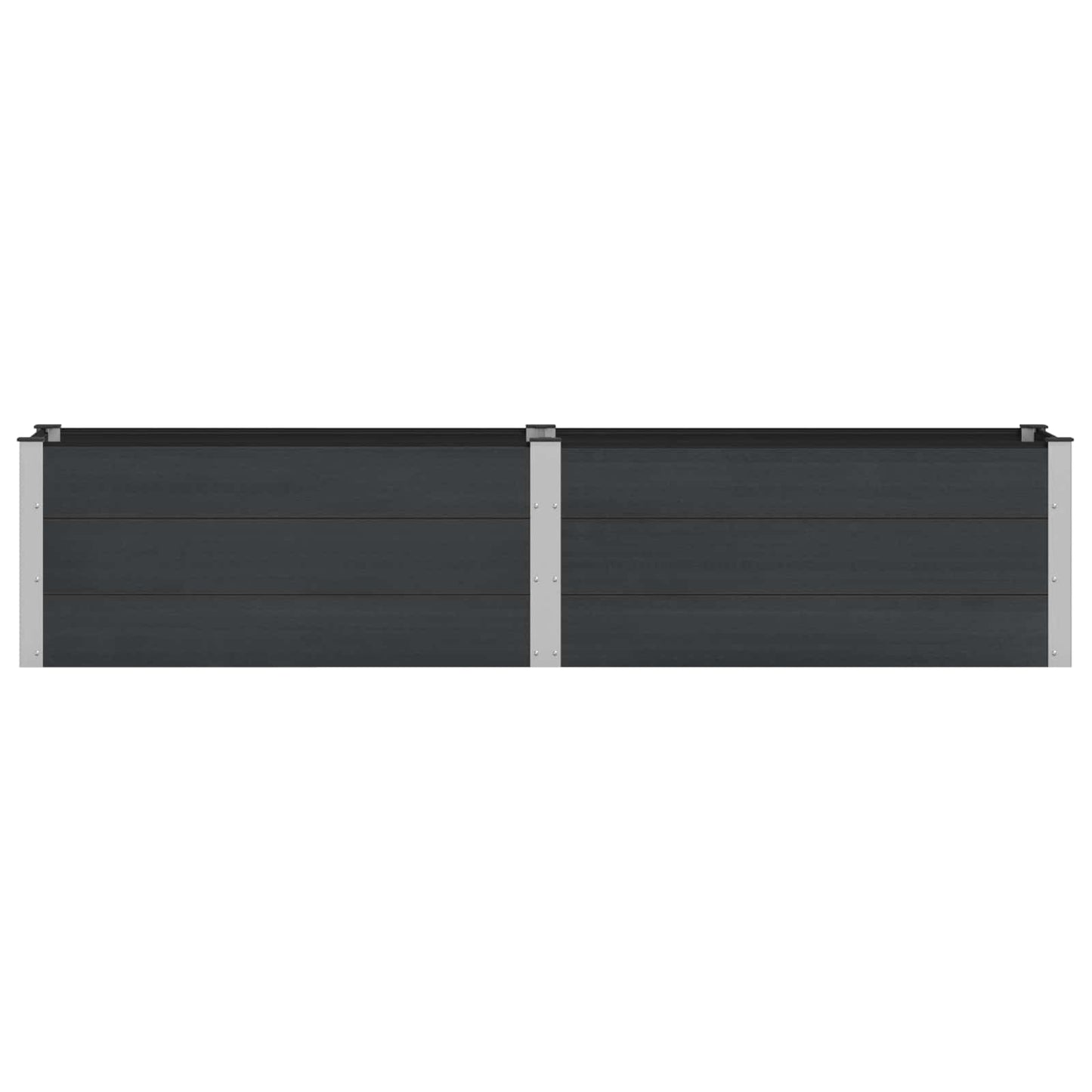 Garden Raised Bed Black 250 x 50 x 54 cm