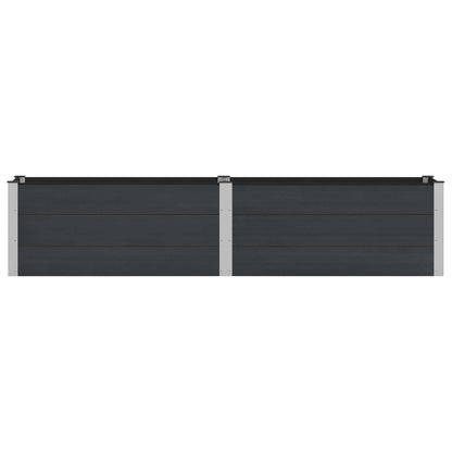 Garden Raised Bed Black 250 x 50 x 54 cm