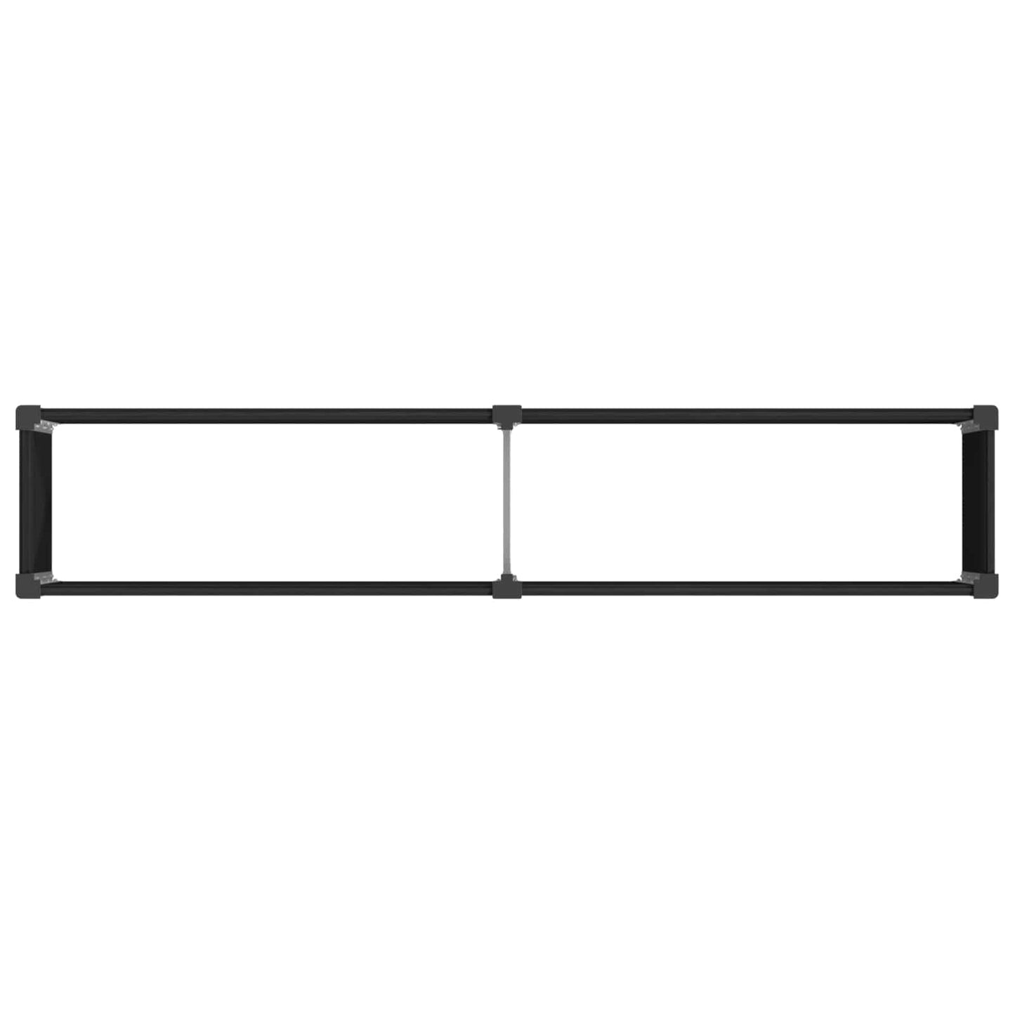 Garden Raised Bed Black 250 x 50 x 54 cm