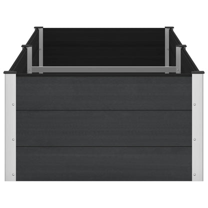 Garden Raised Bed Black 250 x 100 x 54 cm