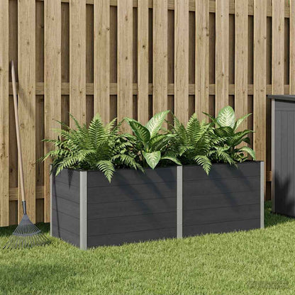 Garden Raised Bed Black 250 x 100 x 91 cm
