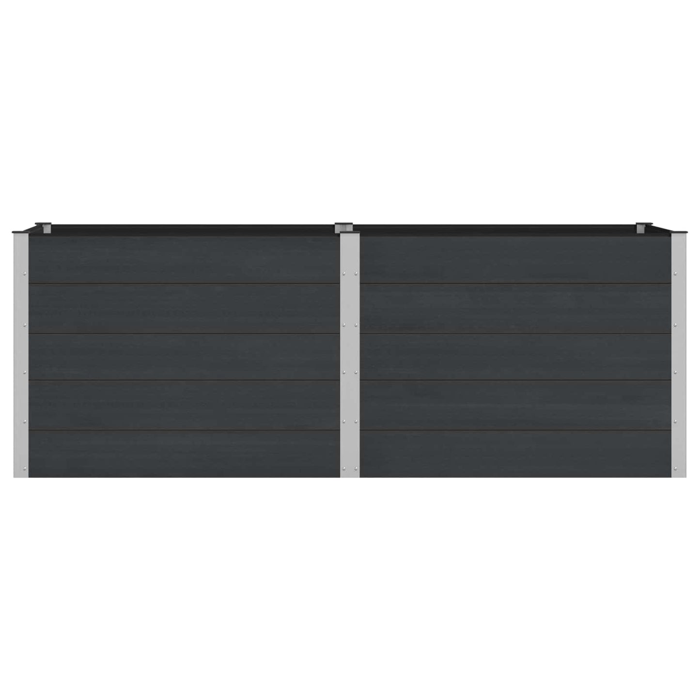 Garden Raised Bed Black 250 x 100 x 91 cm