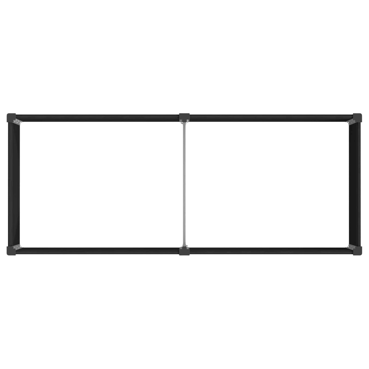 Garden Raised Bed Black 250 x 100 x 91 cm