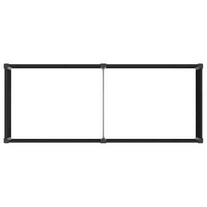 Garden Raised Bed Black 250 x 100 x 91 cm