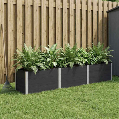 Garden Raised Bed Black 300 x 50 x 54 cm