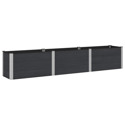 Garden Raised Bed Black 300 x 50 x 54 cm
