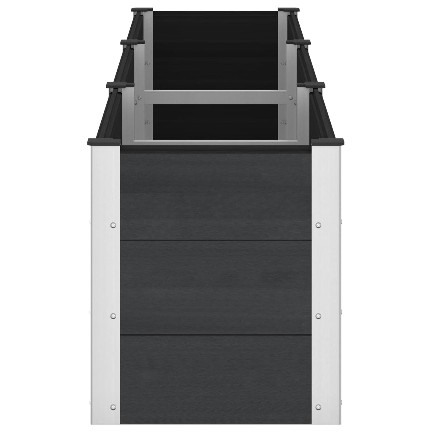 Garden Raised Bed Black 300 x 50 x 54 cm