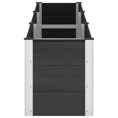 Garden Raised Bed Black 300 x 50 x 54 cm