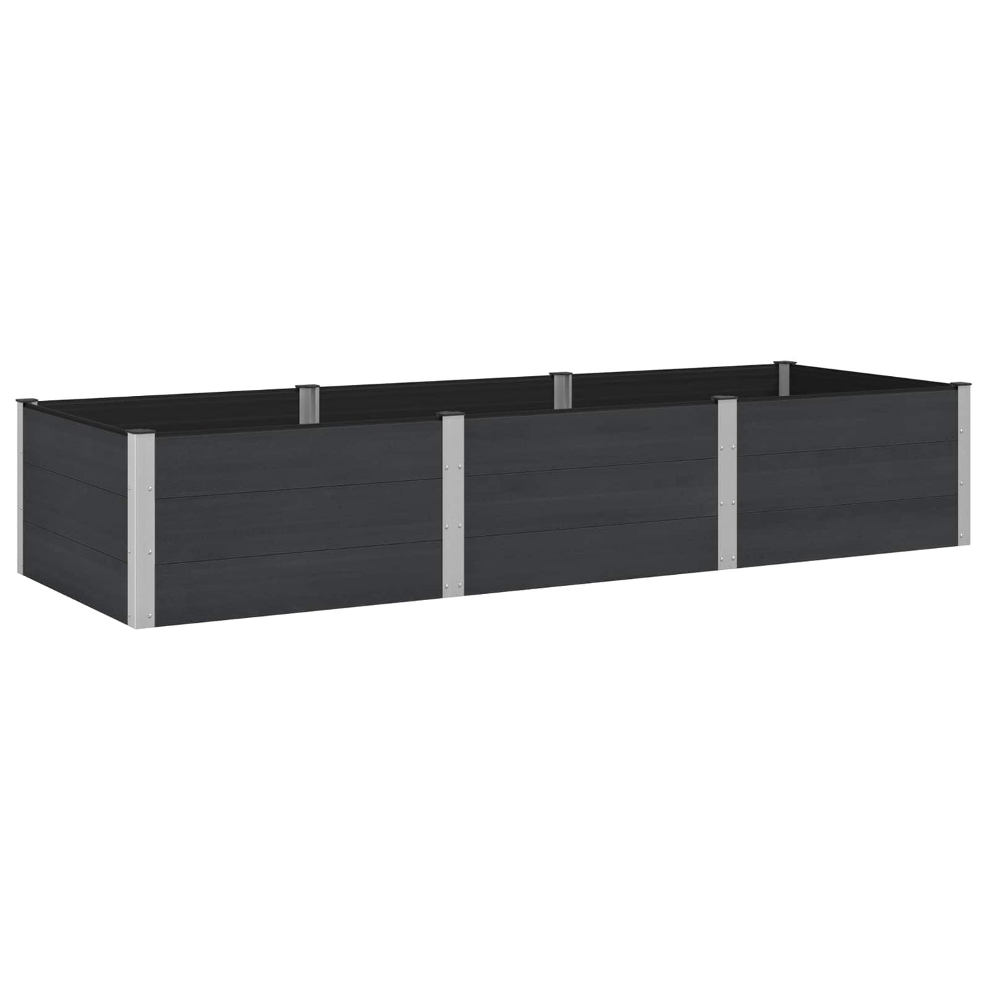 Garden Raised Bed Black 300 x 100 x 54 cm