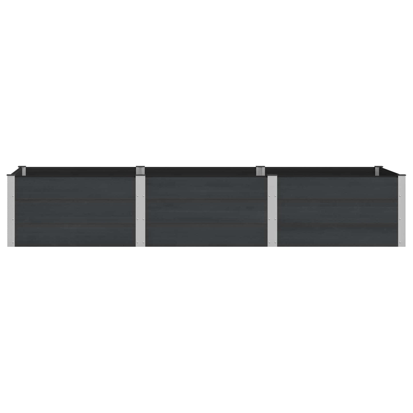 Garden Raised Bed Black 300 x 100 x 54 cm