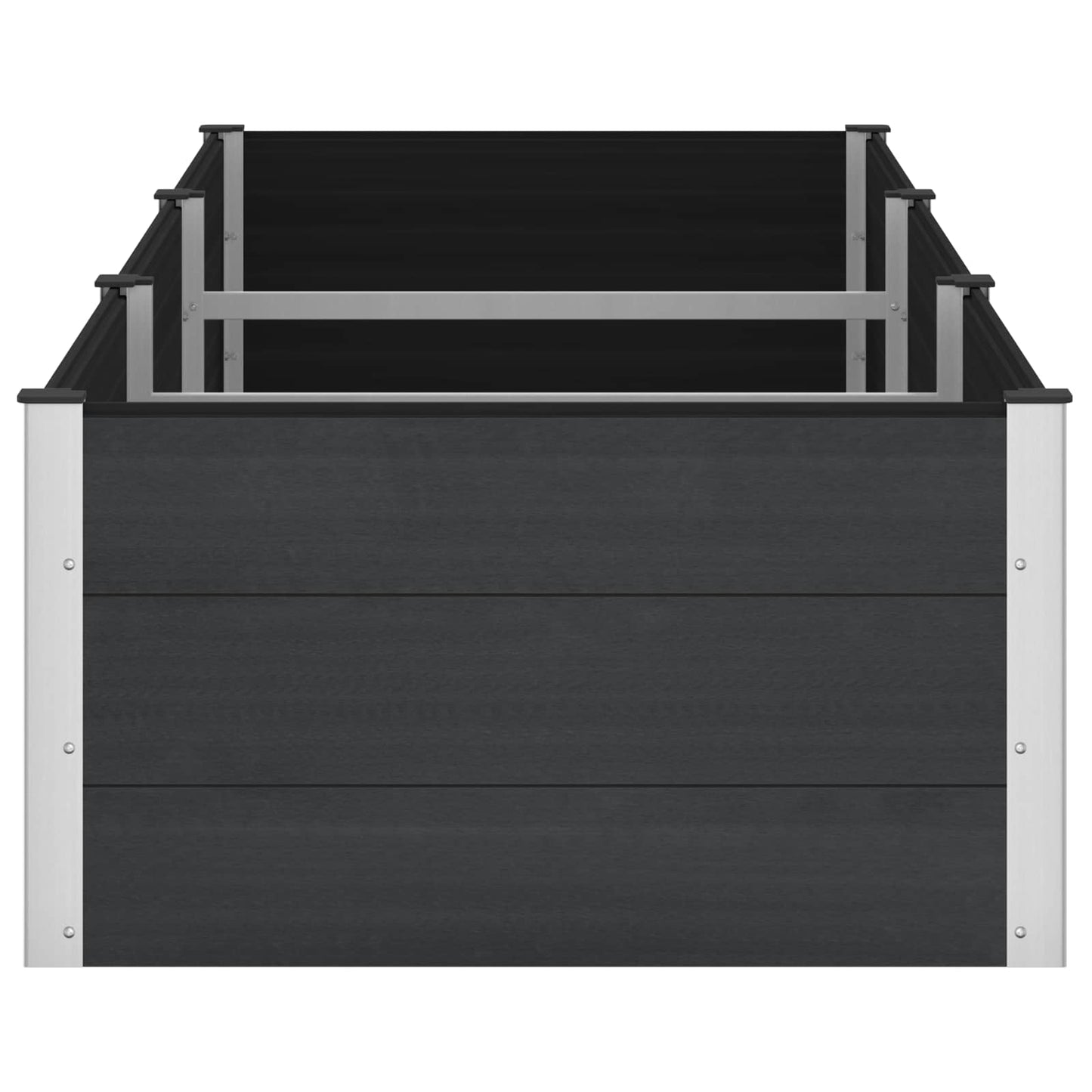 Garden Raised Bed Black 300 x 100 x 54 cm