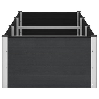 Garden Raised Bed Black 300 x 100 x 54 cm