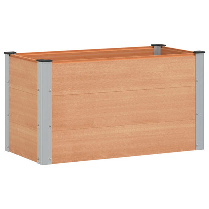Garden Raised Bed Brown 100 x 50 x 54 cm