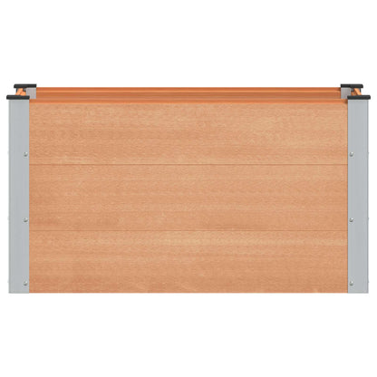 Garden Raised Bed Brown 100 x 50 x 54 cm