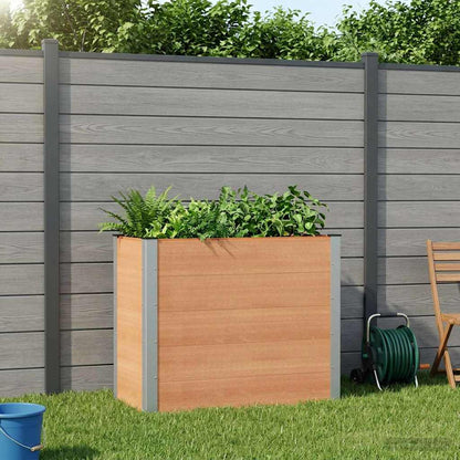 Garden Raised Bed Brown 100 x 50 x 91 cm