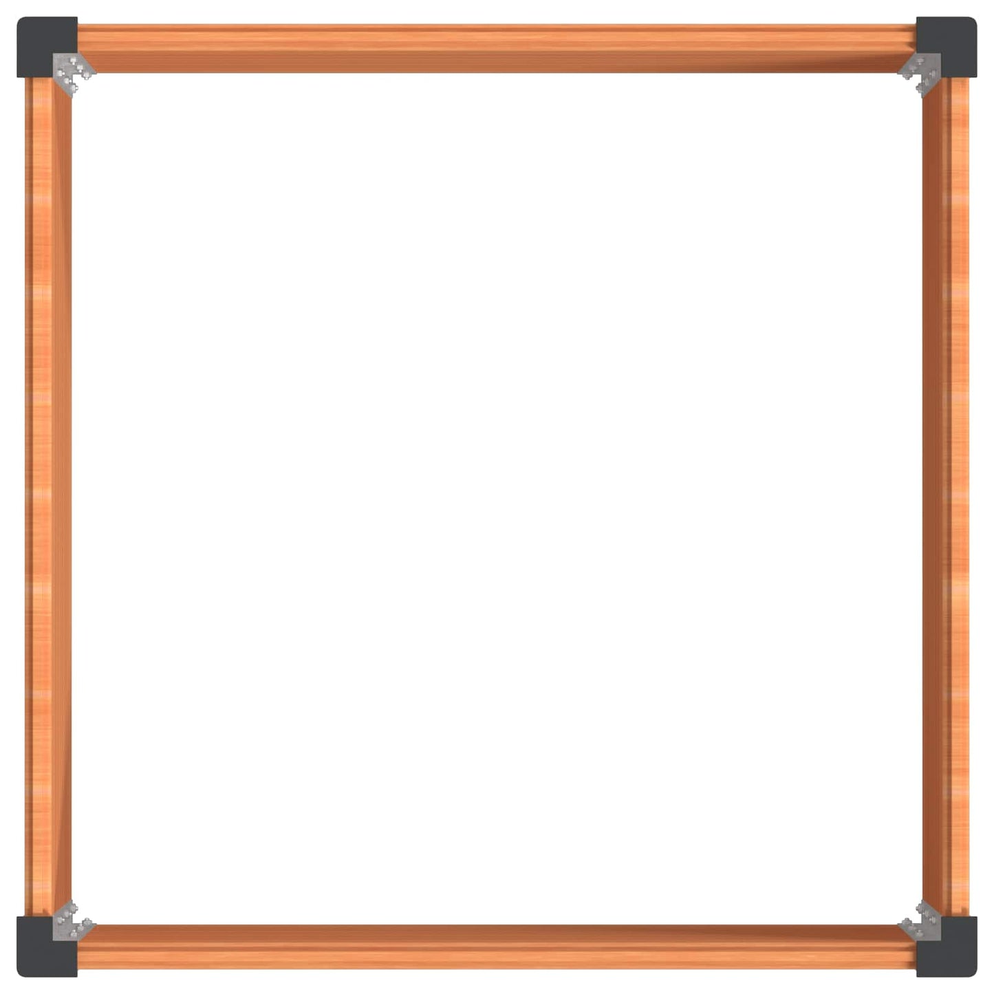 Garden Raised Bed Brown 100 x 100 x 91 cm