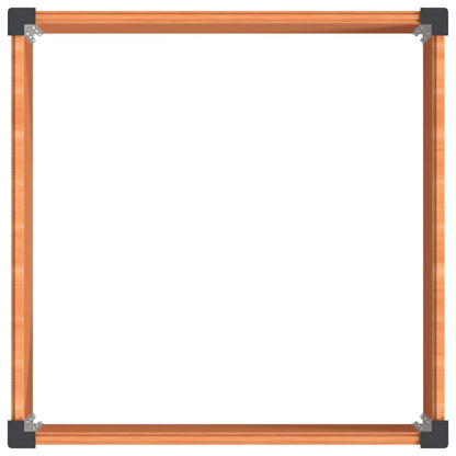 Garden Raised Bed Brown 100 x 100 x 91 cm