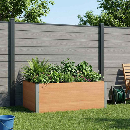 Garden Raised Bed Brown 150 x 100 x 54 cm