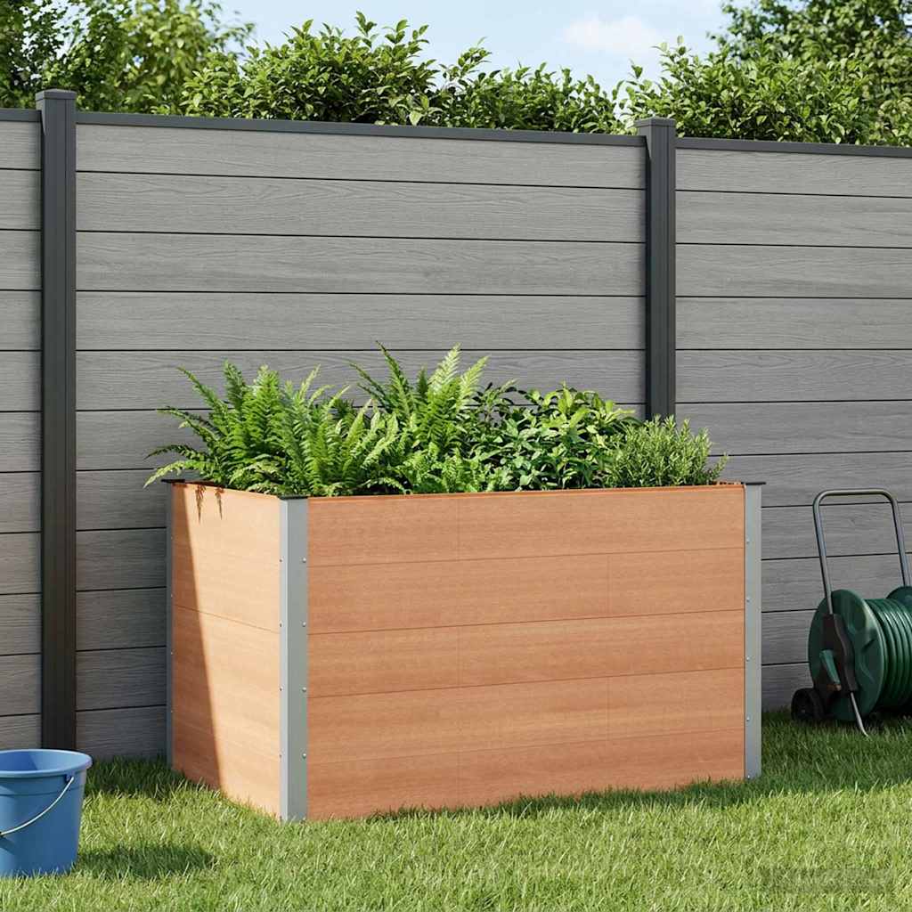 Garden Raised Bed Brown 150 x 100 x 91 cm