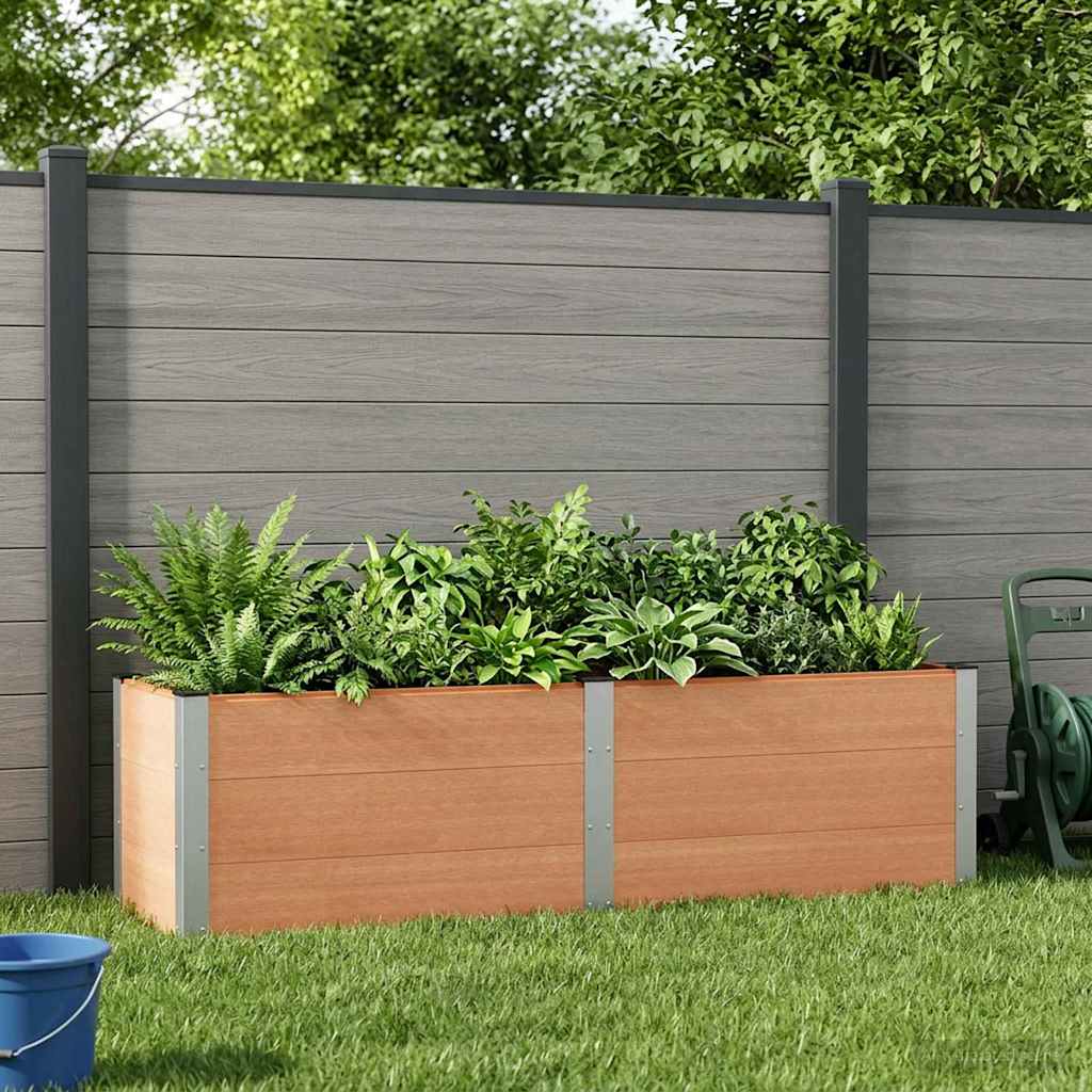 Garden Raised Bed Brown 200 x 50 x 54 cm