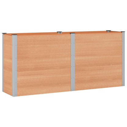 Garden Raised Bed Brown 200 x 50 x 91 cm
