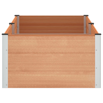 Garden Raised Bed Brown 200 x 100 x 54 cm