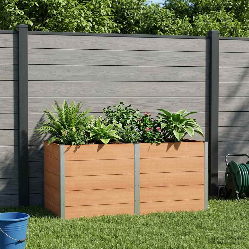 Garden Raised Bed Brown 200 x 100 x 91 cm