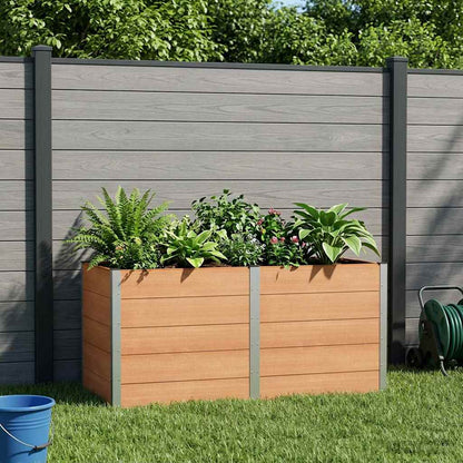 Garden Raised Bed Brown 200 x 100 x 91 cm