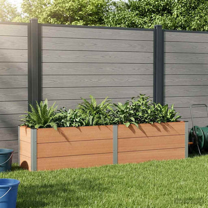 Garden Raised Bed Brown 250 x 50 x 54 cm