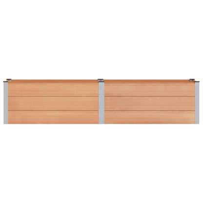 Garden Raised Bed Brown 250 x 50 x 54 cm