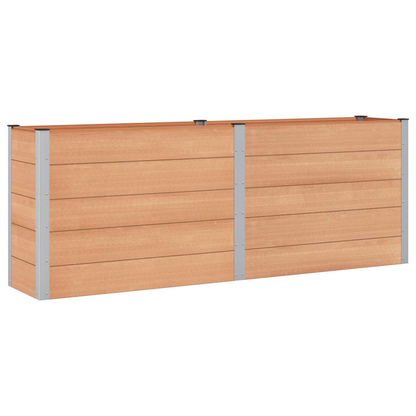 Garden Raised Bed Brown 250 x 50 x 91 cm