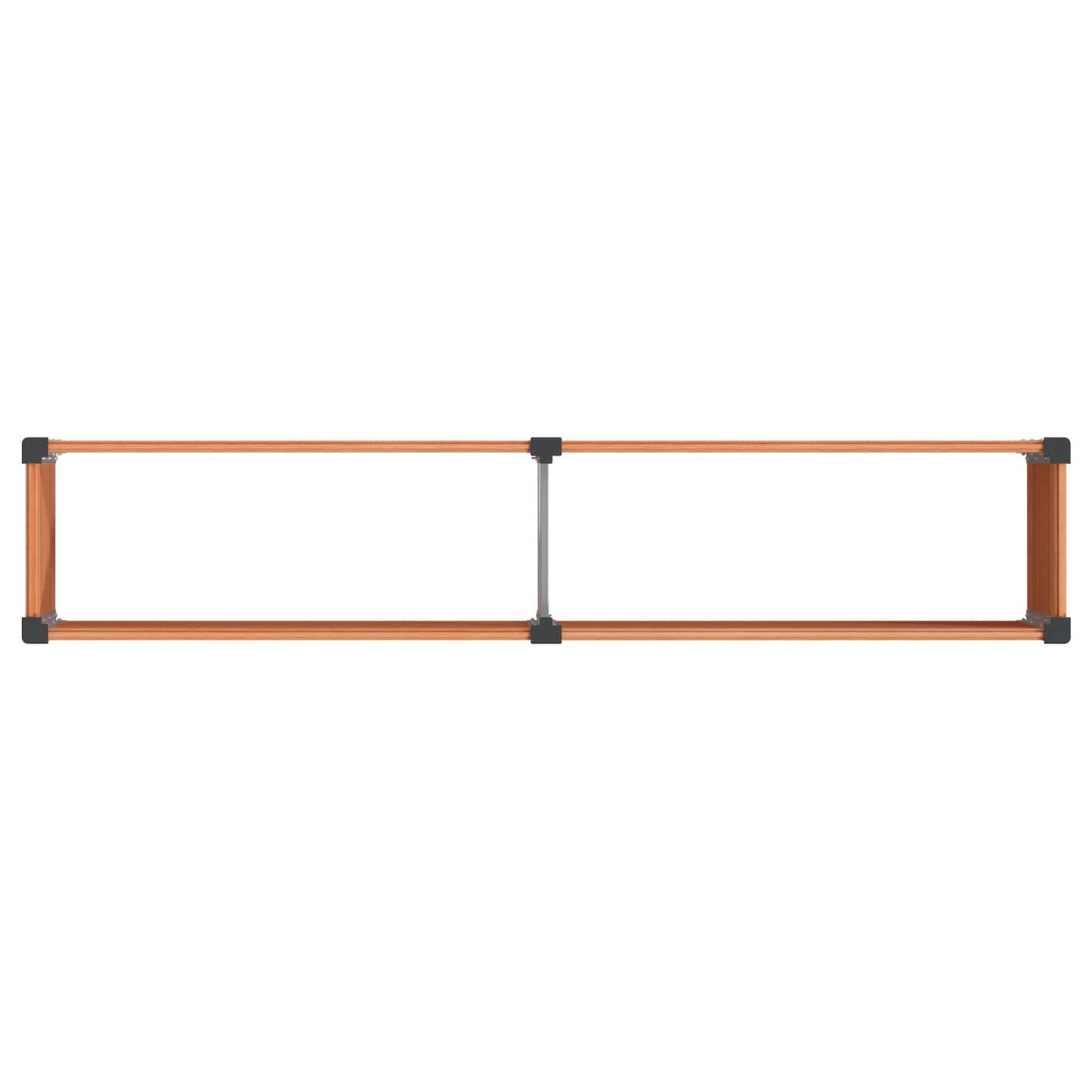 Garden Raised Bed Brown 250 x 50 x 91 cm