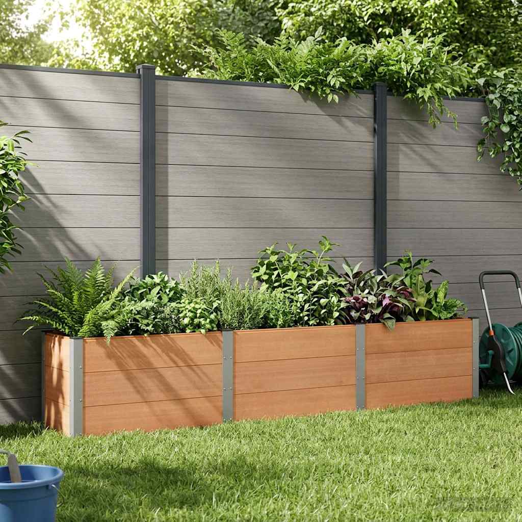 Garden Raised Bed Brown 300 x 50 x 54 cm