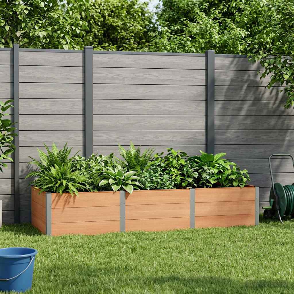 Garden Raised Bed Brown 300 x 100 x 54 cm