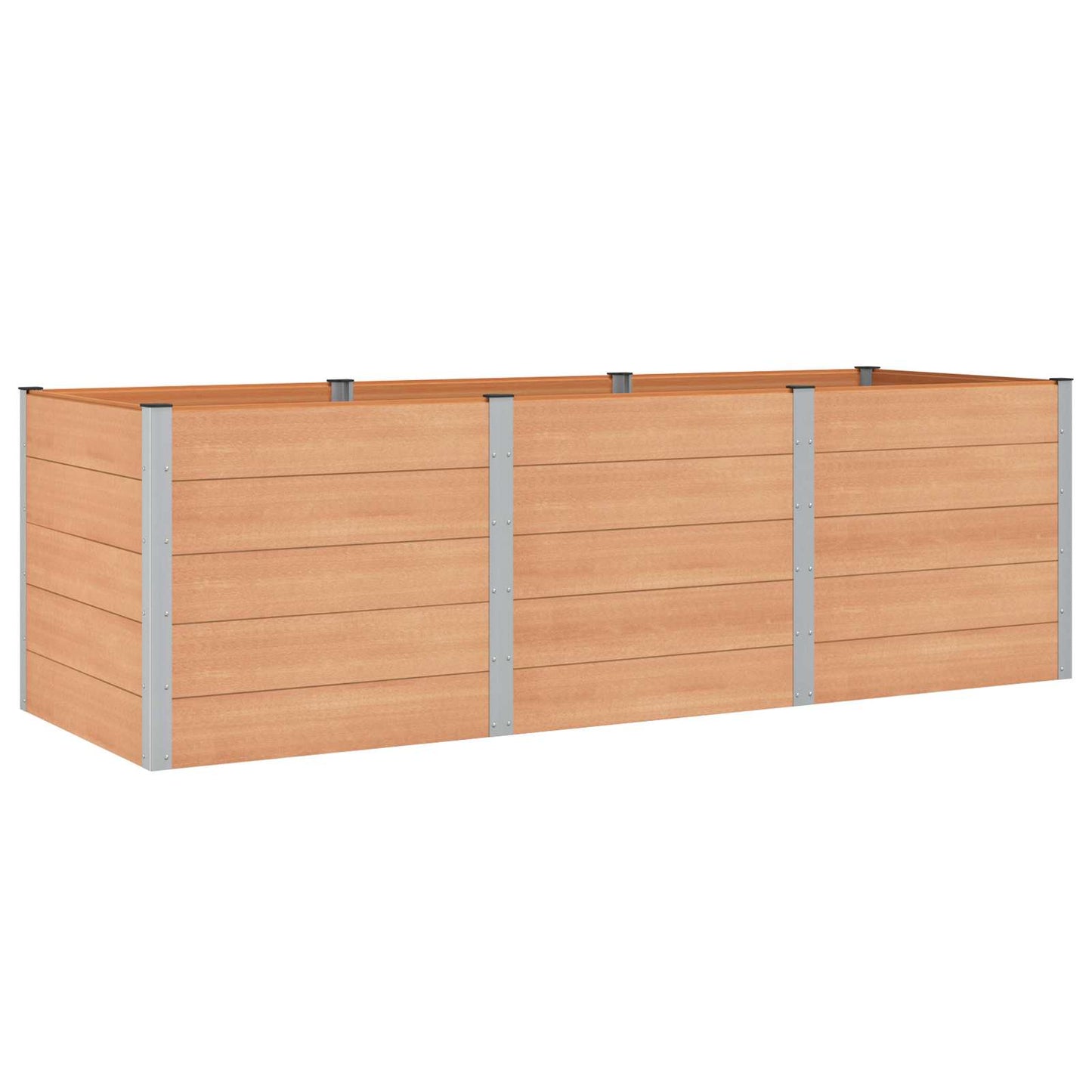 Garden Raised Bed Brown 300 x 100 x 91 cm