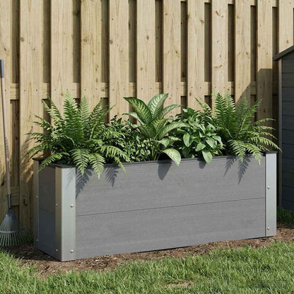Garden Raised Bed Grey 100 x 30 36 cm