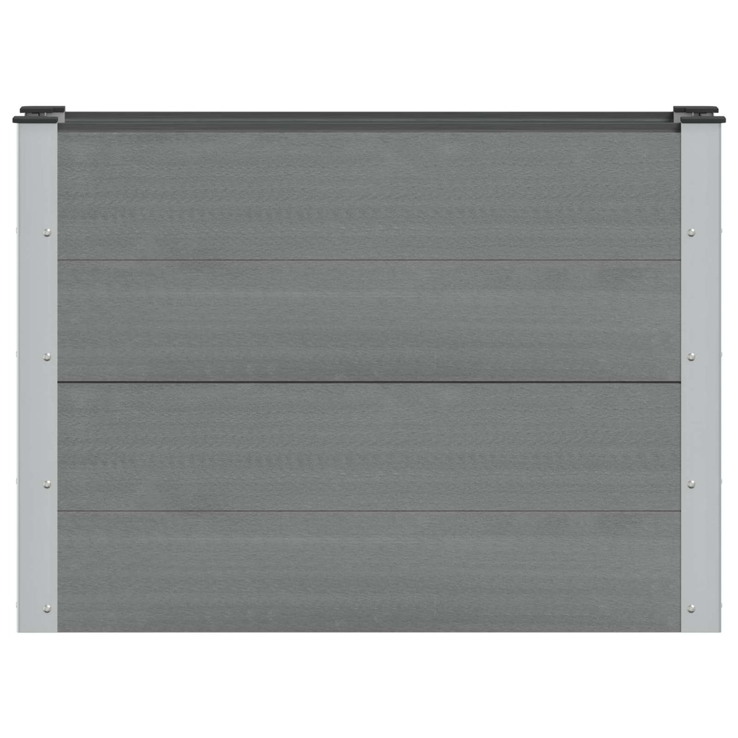 Garden Raised Bed Grey 100 x 30 x 72 cm